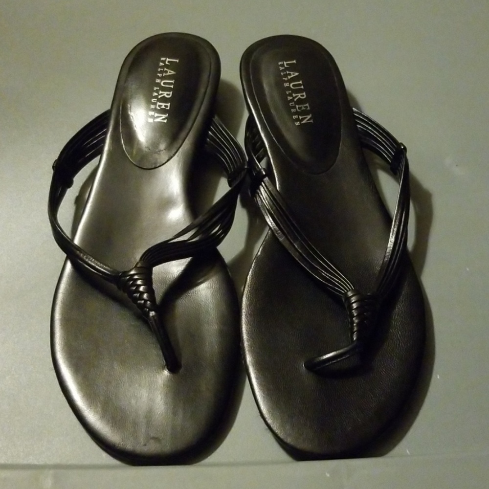 Ralph Lauren black sandals - Picture 2 of 4